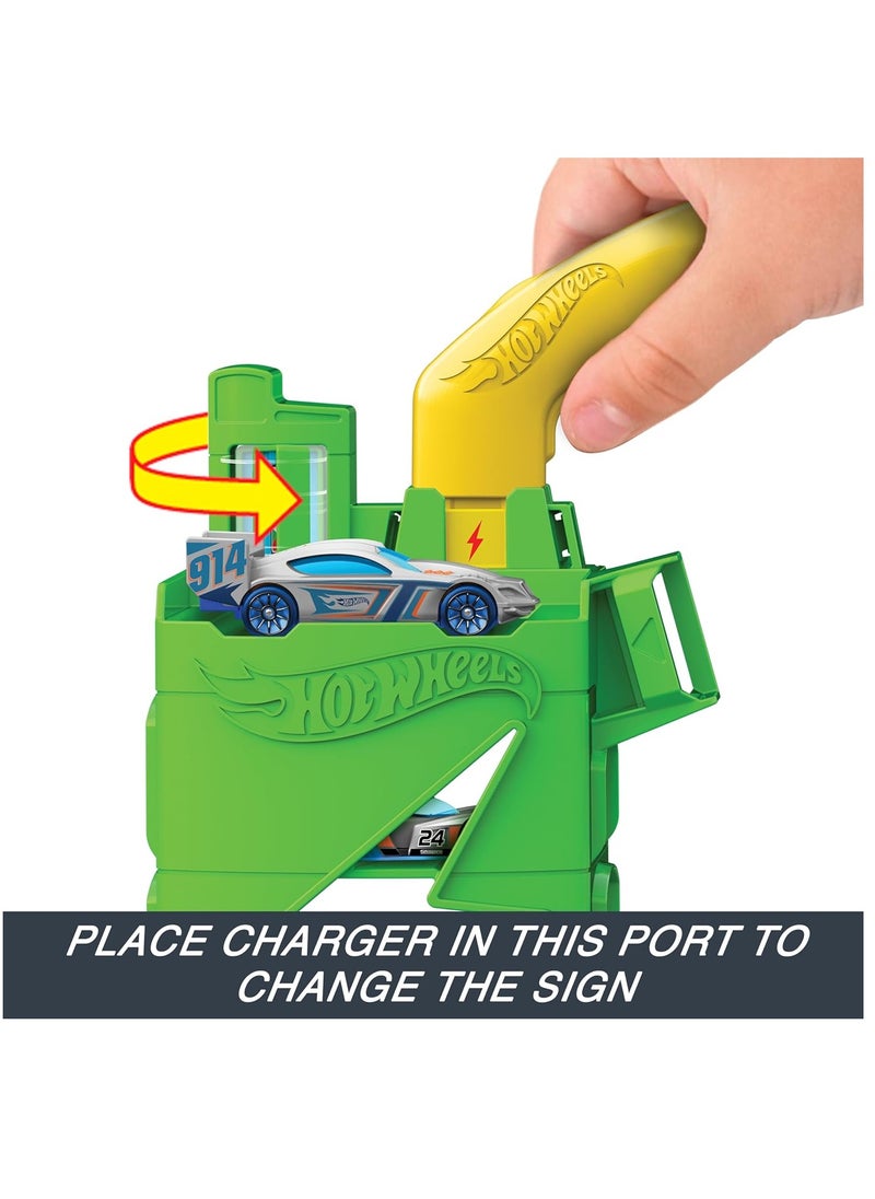 Hot Wheels HotWheels Super Recharge Fuel Station Playset  - Image 3