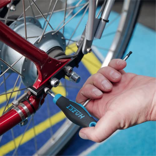 HAZET Offset Screwdriver Set 829KK/7 I 7-Piece Tool Set, Drive: Hexagon Socket, Ergonomic HAZET 1-Component T-Handle, With Ball Head for Manual Operation - Image 2