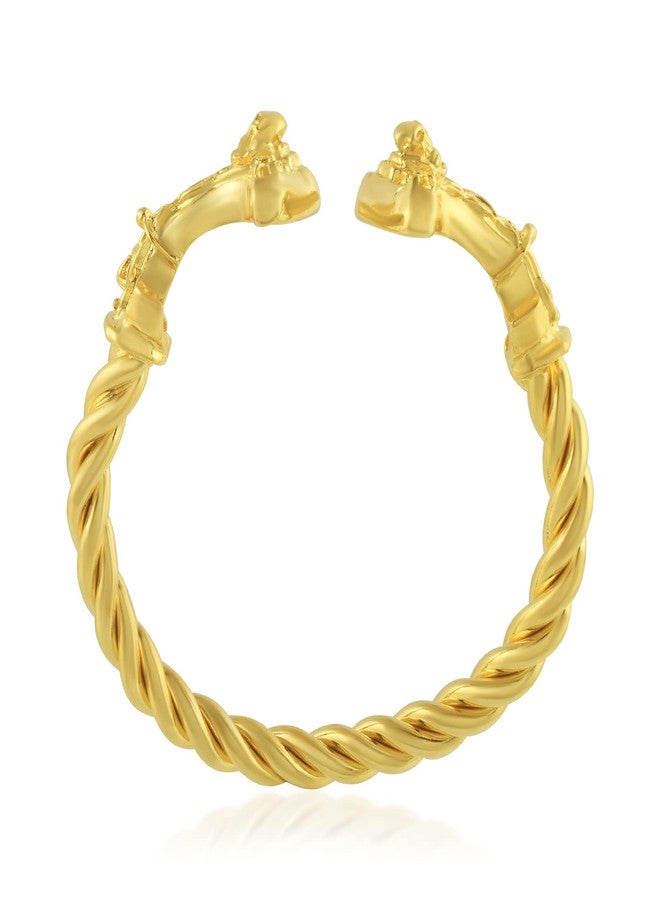 Superstore18 Brass Goldplated Satan Skull Head Designer Fashion Kada for Men and Women (SST5991KDGS) - Image 4