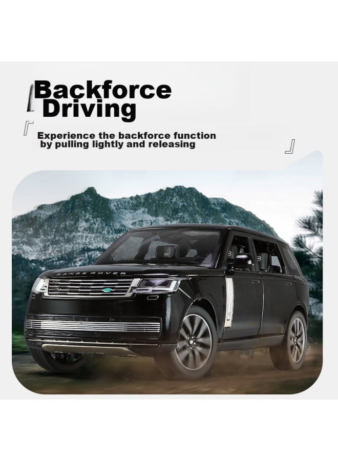 Black mamba Heimanba 1：24 New Land Rover Range Rover Sv White Car Model, Children's Toy, Alloy Car Model, Collectible Display, Gift - Image 4