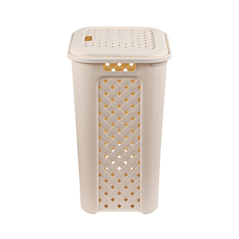 Cello Classic Plastic Laundry & Toy Organizer Basket, 30 Litres, Ivory - Image 4