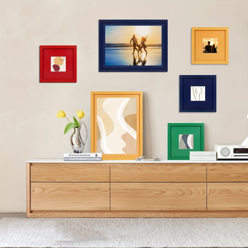 إطار جدار وطاولة برتقالي 12×16، إطار زخرفي مستطيل يعرض مقاسات متعددة 10×10 20×30، خيار ديكور منزلي - Image 5