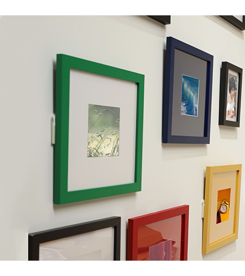 إطار جدار وطاولة برتقالي 12×16، إطار زخرفي مستطيل يعرض مقاسات متعددة 10×10 20×30، خيار ديكور منزلي - Image 4
