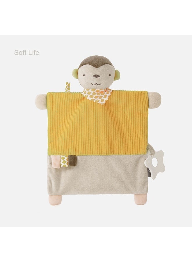 Soft Life Baby Comfort Plush Monkey Security Blanket  - Image 2