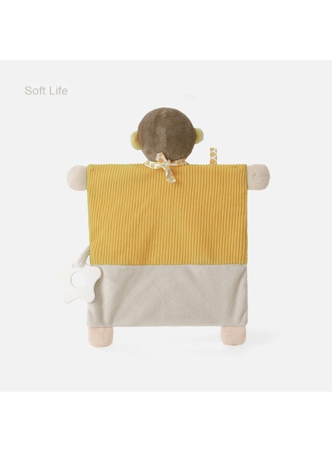 Soft Life Baby Comfort Plush Monkey Security Blanket  - Image 3