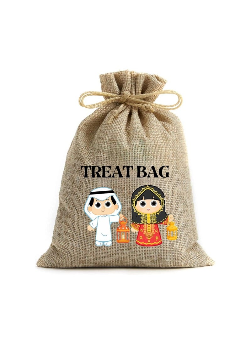 PRINTSHOP4ME 12 pcs of Haq Al Laila Bags as perfect candy goody bags to kids For Haq Al Laila Party Design 5  - Image 3