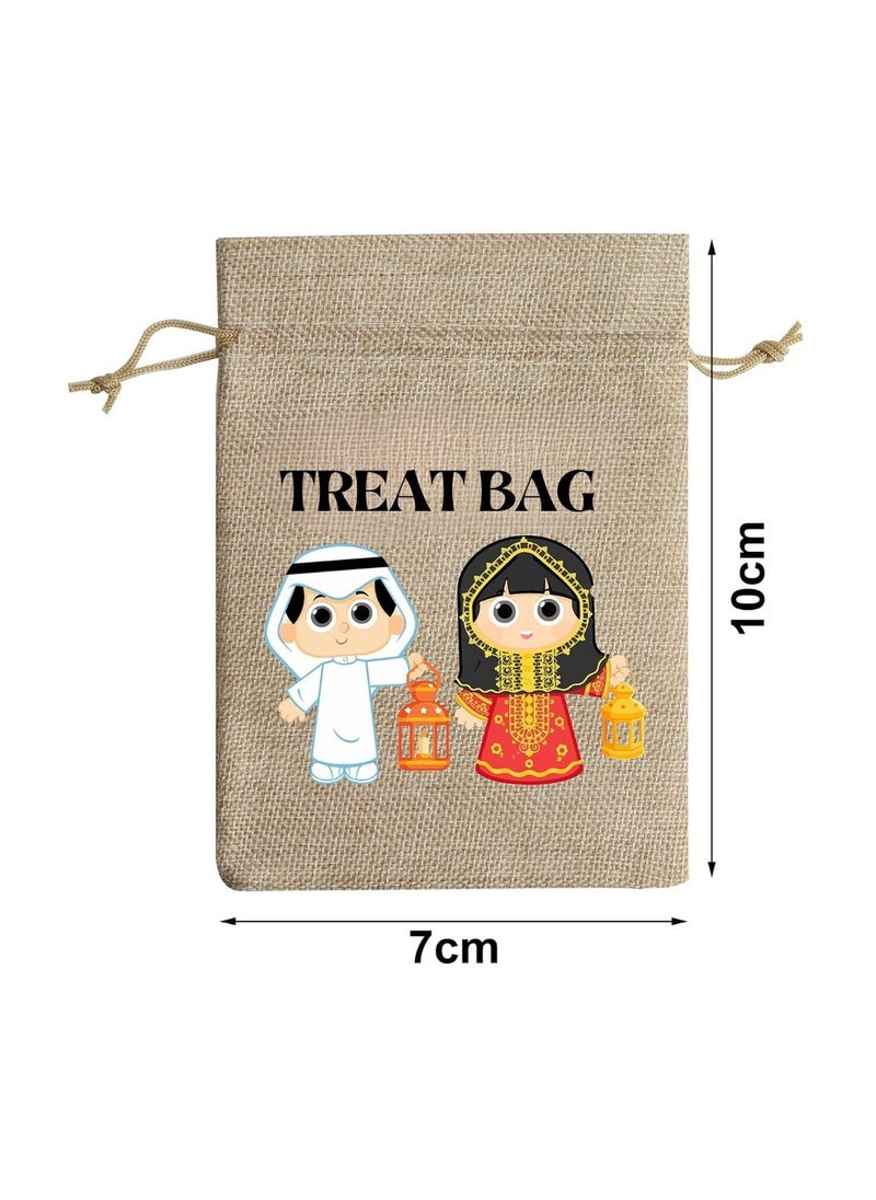 PRINTSHOP4ME 12 pcs of Haq Al Laila Bags as perfect candy goody bags to kids For Haq Al Laila Party Design 5  - Image 5