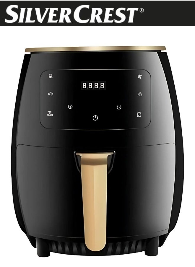 SILVER CREST - Healthy Air Fryer Without Oil Healthy Air Fryer For Fry, Grill, Bake And Roast, 6L, 2400W, Black - Image 1