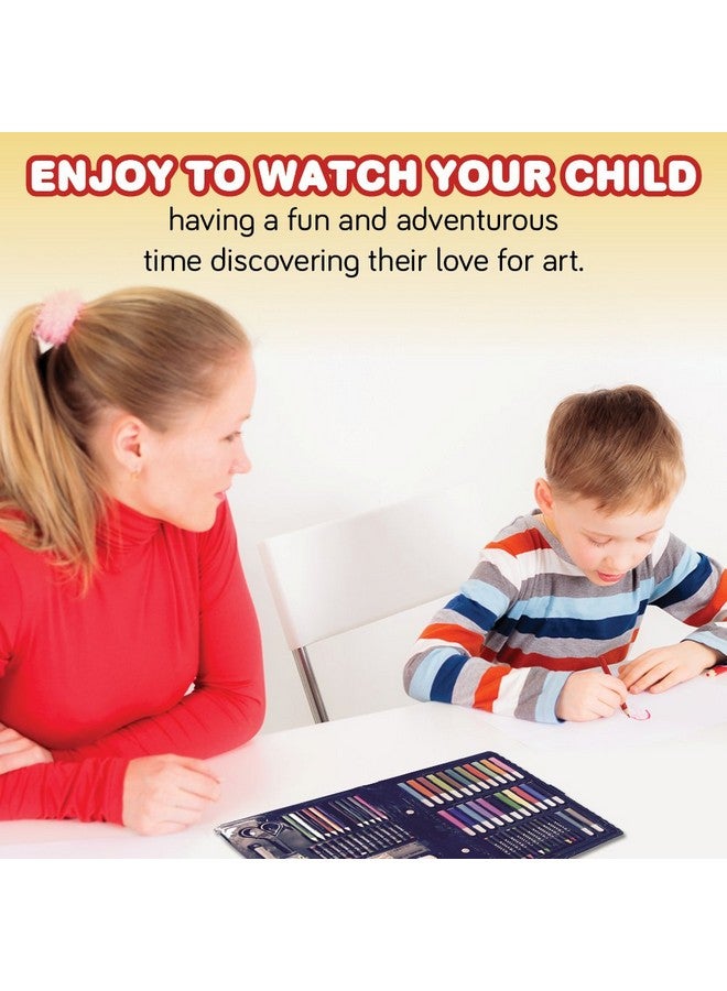 ArtCreativity Deluxe Art Kit For Kids Art Setbeginners Supplies 101 Piece Artist Drawing Painting Kit With Coloring Bookart And Craft Gift Set For Toddlersboysgirlsages 6 7 8 9 10 11 12 - Image 4