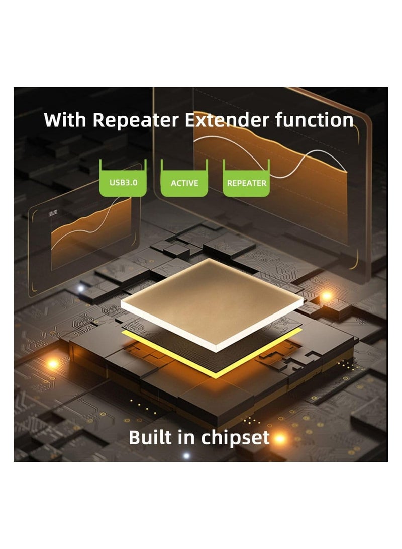 SYOSI USB C Female to USB 3.0 Female, USB C Active Connector, with Extender Chipset Repeater Adapter, Support USB 3.0 5Gbps Data,  Support Fast Charging for PC, Laptop, Charger, Power Bank - Image 5