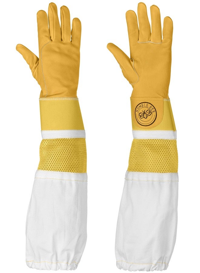 Humble Bee 115 Cowhide Beekeeping Gloves with Reinforced & Ventilated Cuffs - Image 1