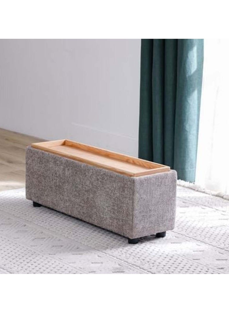 DANUBE HOME Odum End Table With Storage Multifunctional Living Room Table End Table Modern Design Furniture For Home Living Rooml105Xw32Xh42Cm - Image 1