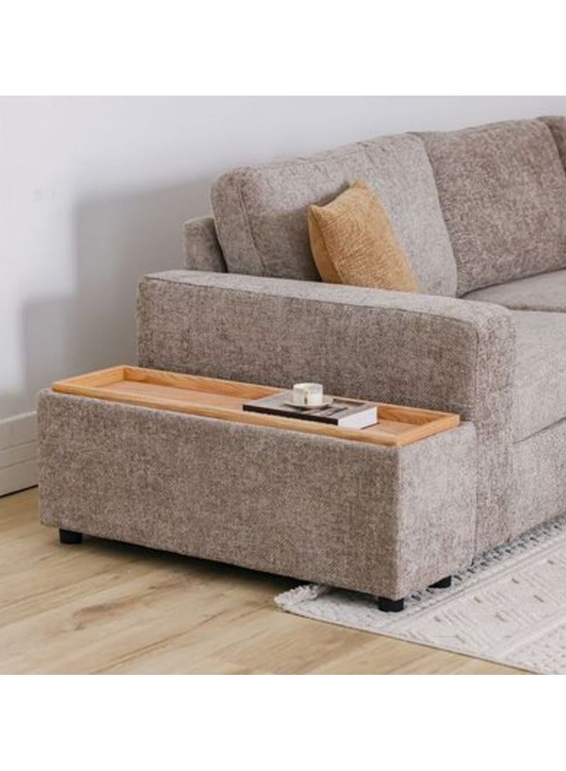 DANUBE HOME Odum End Table With Storage Multifunctional Living Room Table End Table Modern Design Furniture For Home Living Rooml105Xw32Xh42Cm - Image 5