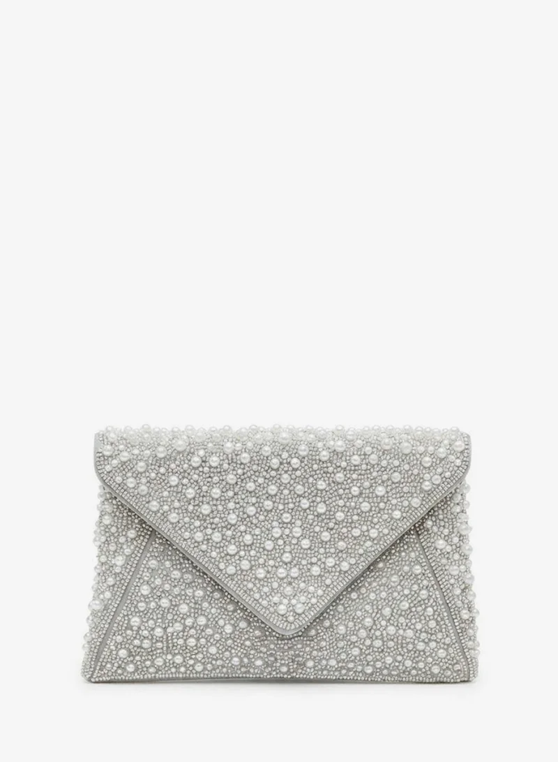 Viny Viny Women's Beaded Crystal Envelope Clutch – Embellished Evening Bag for Parties & Weddings