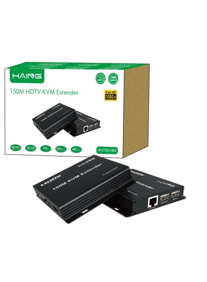 Haing موسع HDMI مع USB KVM دعم 150 متر 1080P - Image 1