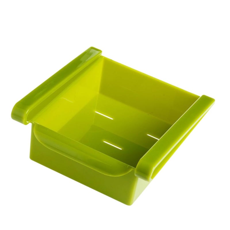 Green Slide Organizer Drawer For Kitchen Fridge Under Shelf Food Storage Box - Image 2