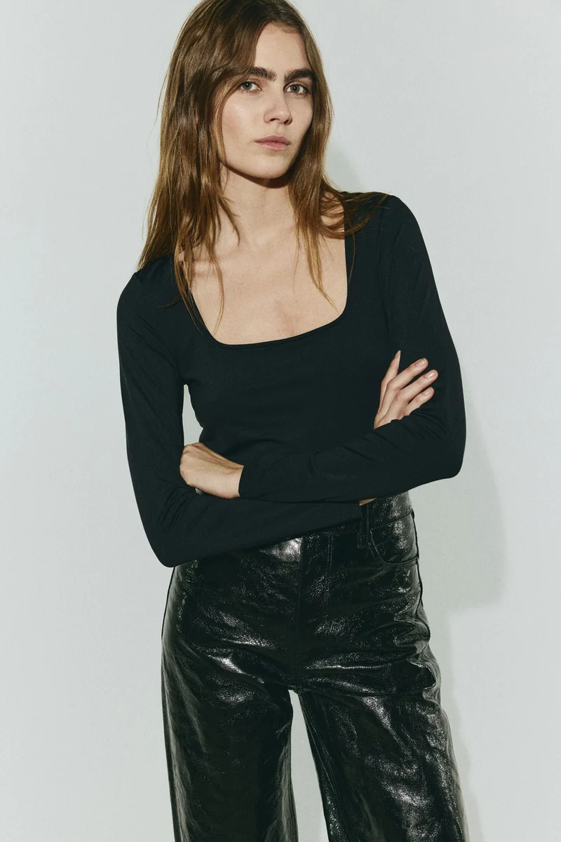 H&M Long-sleeved thong body