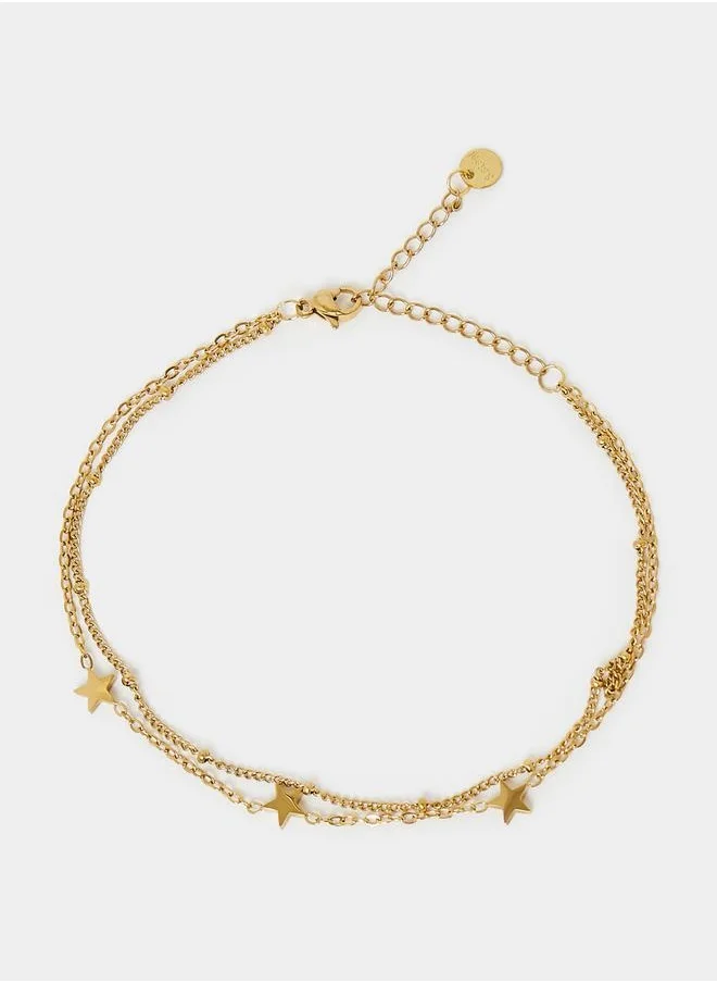 Styli Star Drop Anklet