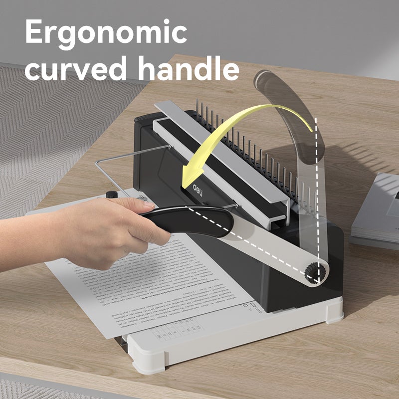 ديلي ماكينة تجليد متعددة الوظائف A4 سلكي وبلاستيك بسعة عالية للاستخدام المكتبي - Image 3