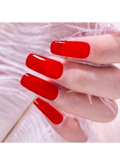 Mobray 60g Red Poly Nail Extension Gel Builder Gel Hard Gel for Nail Art Design Salon Nail DIY at Home.  - Image 5