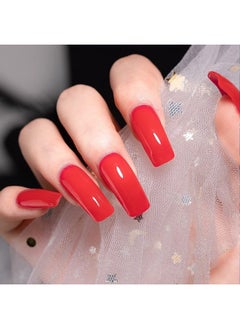Mobray 60g Red Poly Nail Extension Gel Builder Gel Hard Gel for Nail Art Design Salon Nail DIY at Home.  - Image 3