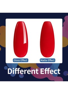 Mobray 60g Red Poly Nail Extension Gel Builder Gel Hard Gel for Nail Art Design Salon Nail DIY at Home.  - Image 2