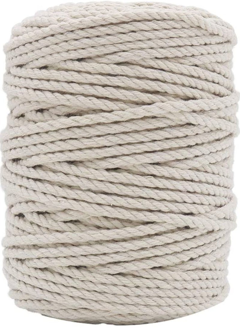 Y&D 4MM 165 Feet Cotton Twine Safe Cooking String for Tying Homemade Meat Making Sausage DIY Craft and Gardening Applications - Image 1