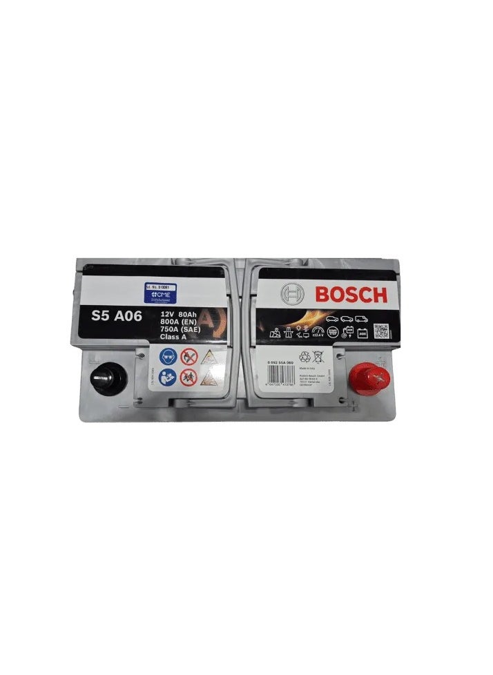 BOSCH - Bosch Battery 80AH AGM S5 A06 - Image 1