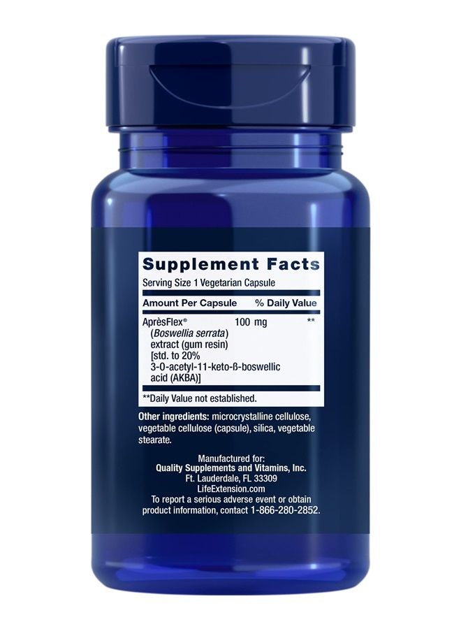 Life Extension 5-LOX Inhibitor with AprèsFlex - Joint Health Support - Gluten-Free, Non-GMO - 100 mg, 60 Vegetarian Capsules - Image 2