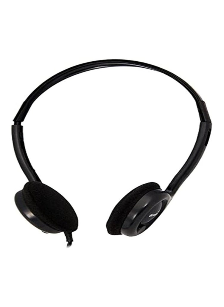 Genius - Genius Lightweight Headset For Laptop and Mobility Device, Black - Hs-M200C - Image 1