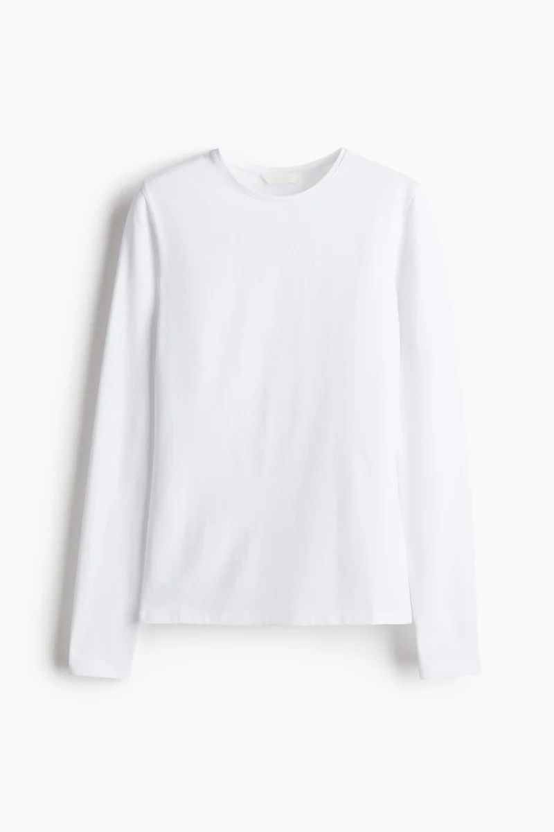 H&M Fitted Cotton Top