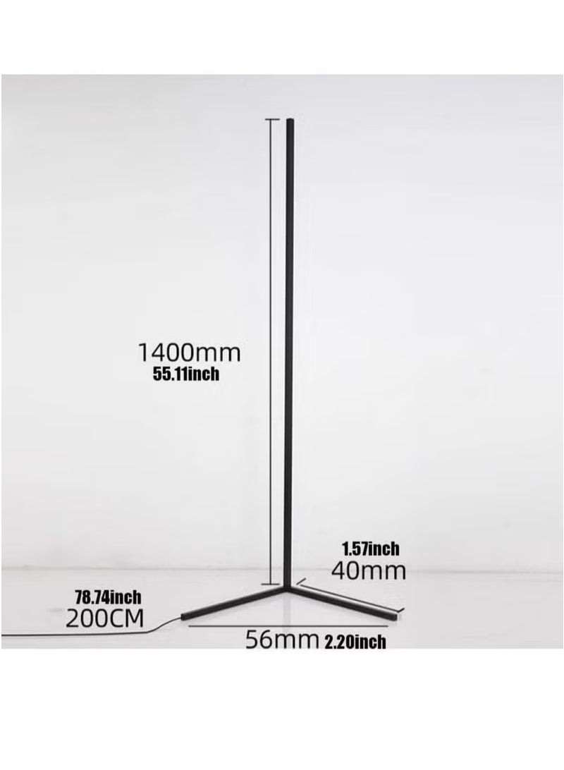 GENNEXT Floor Lamp Corner Standing Lamp with RGB Color Changing Levels Brightness and Color Temperature, Remote Control Modern for Living Room, Bedroom - Image 3