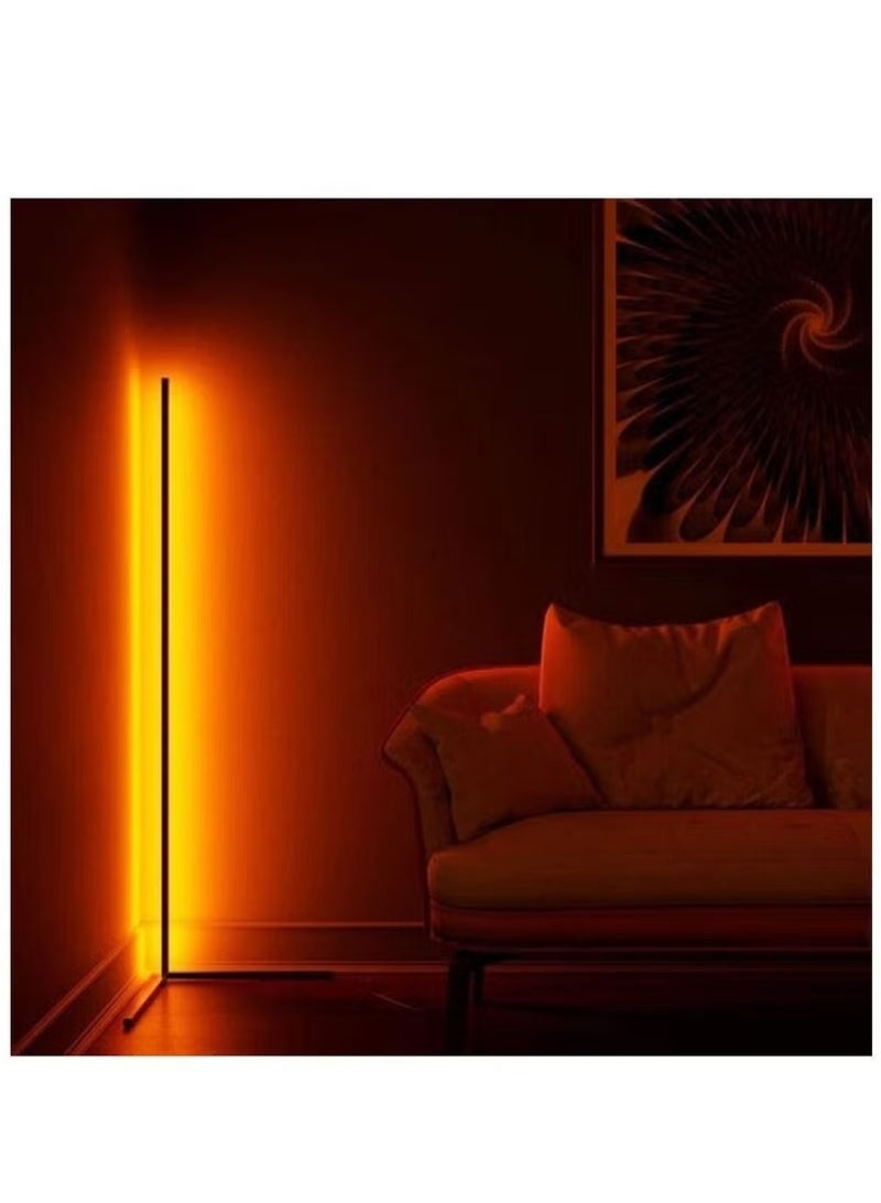 GENNEXT Floor Lamp Corner Standing Lamp with RGB Color Changing Levels Brightness and Color Temperature, Remote Control Modern for Living Room, Bedroom - Image 4