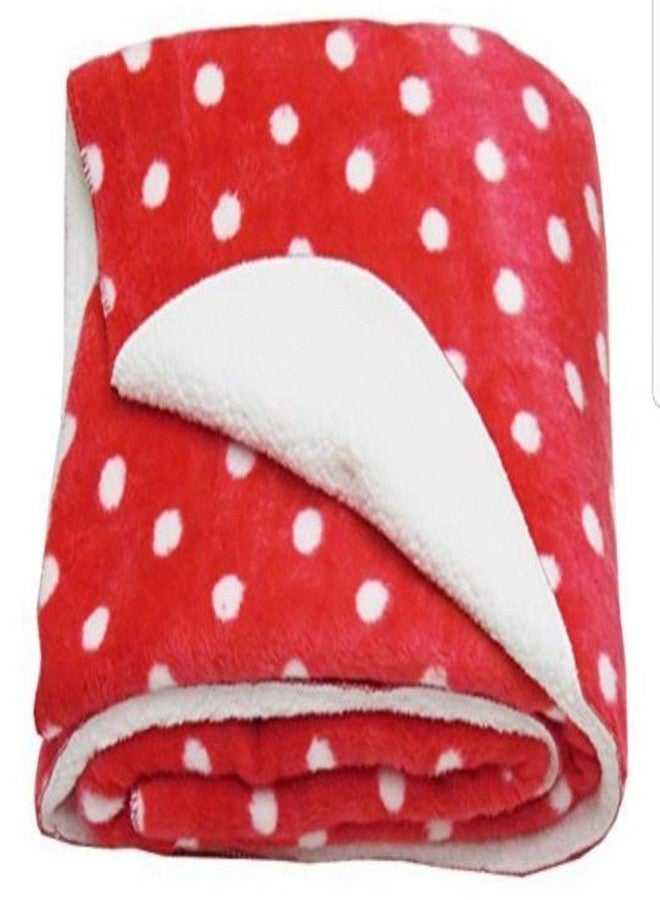 First Kick Baby Blankets New Born Combo Pack of Wearable Blanket and Star Wrapper Durable Cotton for Baby Boys and Baby Girls Pack of 2 Polka Red - Image 4