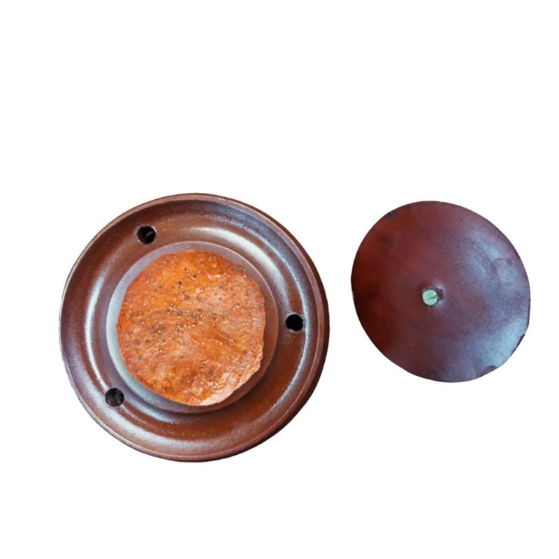 Ervio Adhirasam Ariselu Oil Filter with Handle & Wooden Gavvalu Maker | Traditional Sweet Making Tools Combo | Deep Frying Oil Strainer & Sweet Shell Shaper | Wooden Kitchen Utensils Set - Image 2