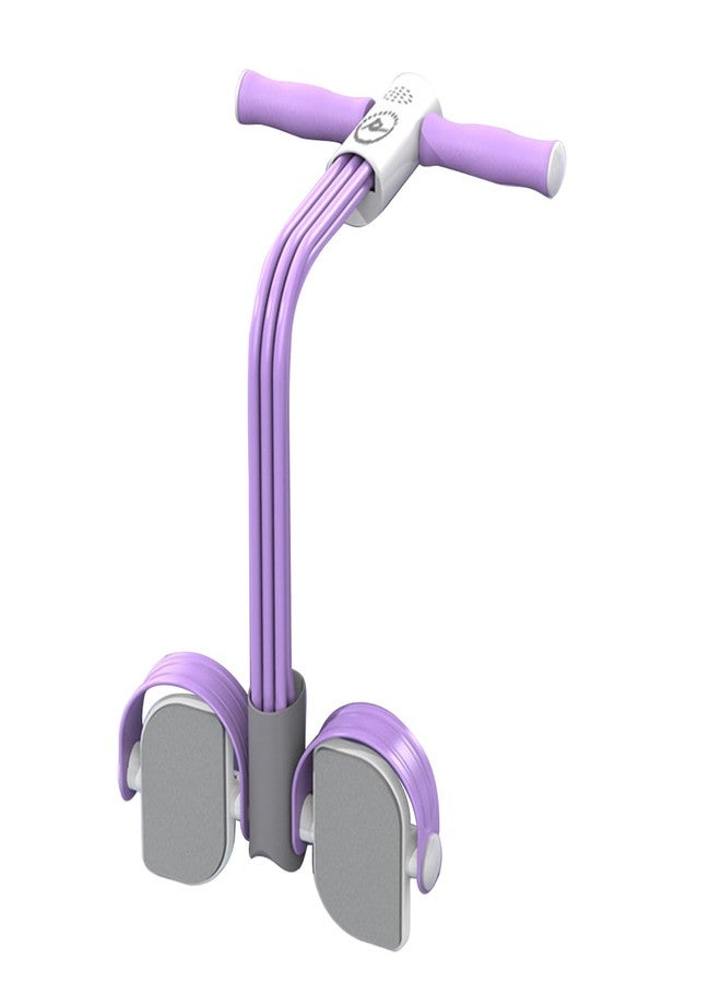 CALIDAKA Multifunction Tension Rope,6 Tube Elastic Yoga Pedal Puller Resistance Band,Pedal Puller Resistance Rope,Fitness Equipment for Abdomen/Waist/Arm/Leg Stretching Slimming Training(Purple) - Image 1