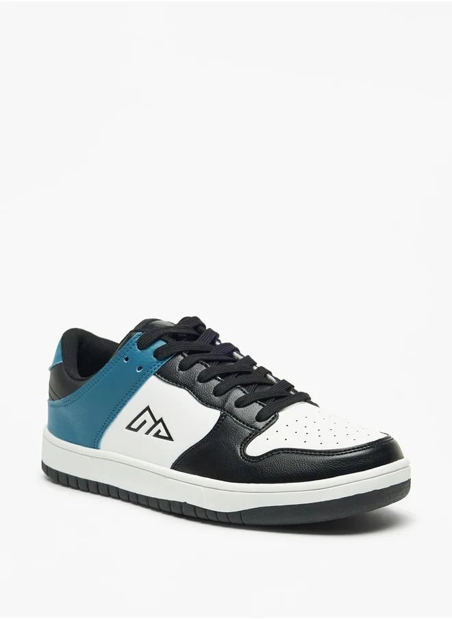 شو اكسبرس Colourblock Sneakers with Lace-Up Closure