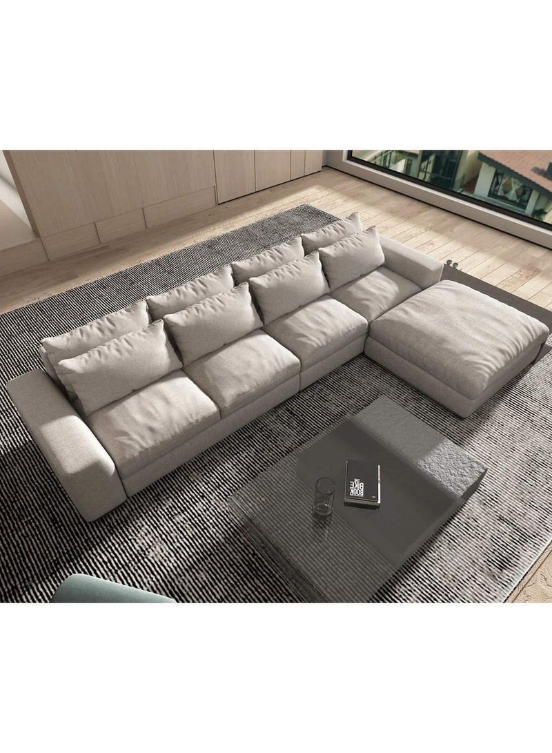 Betak Swedish and Lenin L-Shape Sofa - beige - Image 1