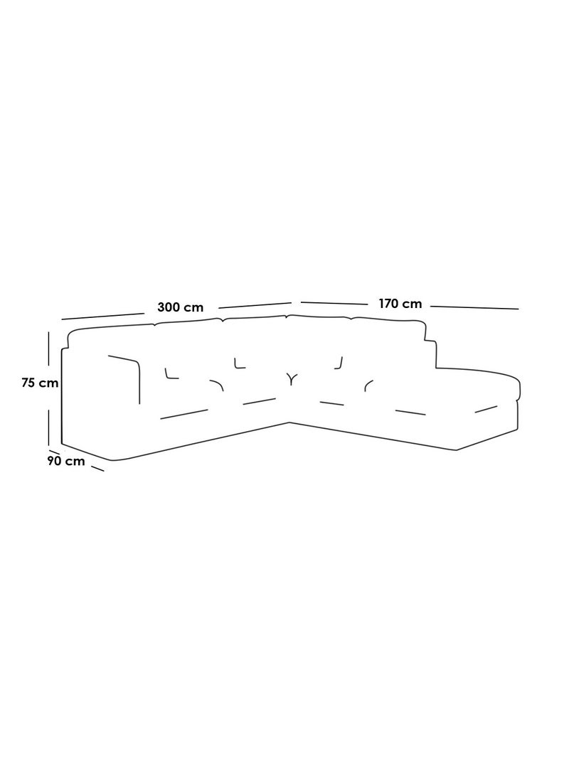 Betak Swedish and Lenin L-Shape Sofa - beige - Image 2