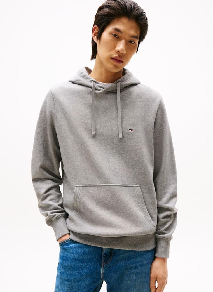 TOMMY HILFIGER Flag Embroidery Terry Drawstring Hoody - Image 1