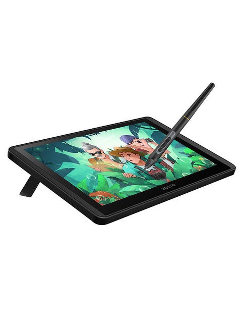 12HD-A LCD Graphics Drawing Tablet Monitor 11.6 Inch Size Passive Technology with Tilt Function Support Windows MacOS USB-Powered Low Consumption Drawing Tablet with Interactive Stylus Pen