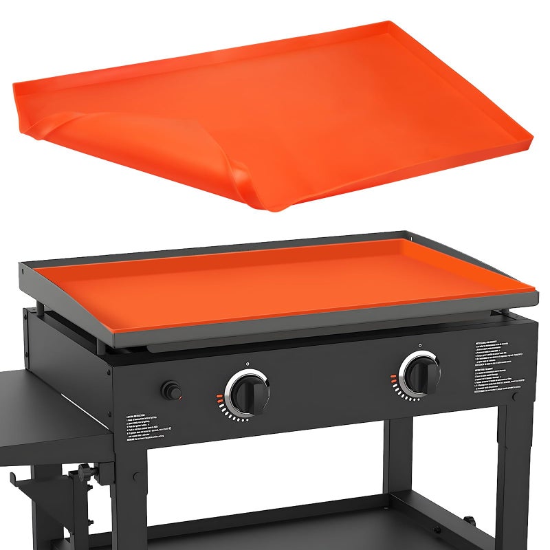 EWFEN 36" Silicone Griddle Mat for Blackstone, Heavy Duty Food Grade Silicone Griddle Cover, BBQ Shield Against Rust, Grease & Dirt, All-Season Protection - Image 1
