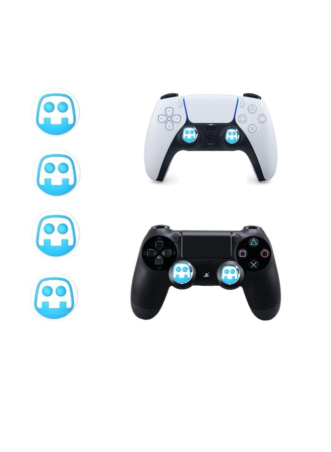 YONK 4 Pieces Controller Silicone Thumb Grip Cap joystick Thumbstick For Ps5 & Ps4 SYO7 - Image 2