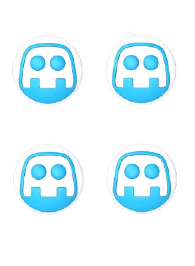 YONK 4 Pieces Controller Silicone Thumb Grip Cap joystick Thumbstick For Ps5 & Ps4 SYO7 - Image 1