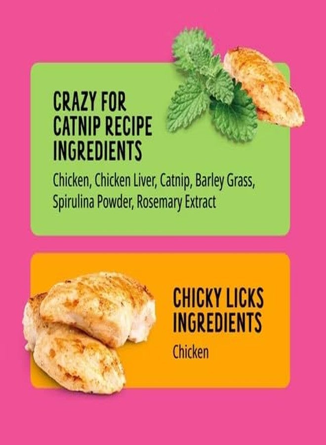 Bonkers Purrpops Freeze Dried Chicken & Catnip Flavor Lollipop Cat Treats, Healthy Real Meat Treats, Training Treats or Food Topper, for All Breeds and Ages, Value Pack (18 Pieces) - Image 3