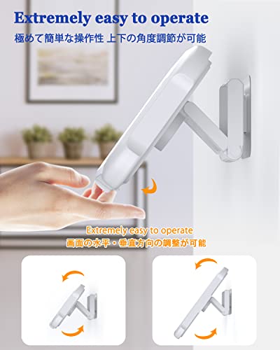 Mistriddle Waterproof Shower Phone Holder with 360° Rotation, Angle Adjustable, Wall Mounted Phone Holder for Bathroom Mirror Bathtub Kitchen, Up to 6.8 Inch (Upgraded) - Image 4