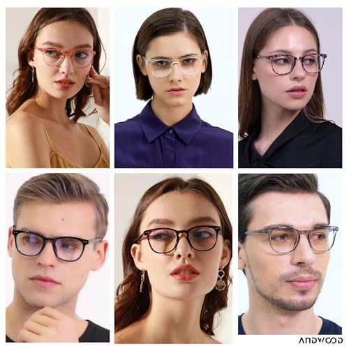 ANDWOOD نظارات شمسية فوتوكرومية من ANDWOOD للنساء والرجال مع حماية من الأشعة فوق البنفسجية وحجب الضوء الأزرق - Image 5