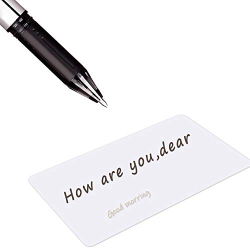 Primbeeks 300pcs Premium White Blank Business Cards, 3.5x 2.2 inch Small Blank White Cardstock Note business kraft paper cards - Image 4