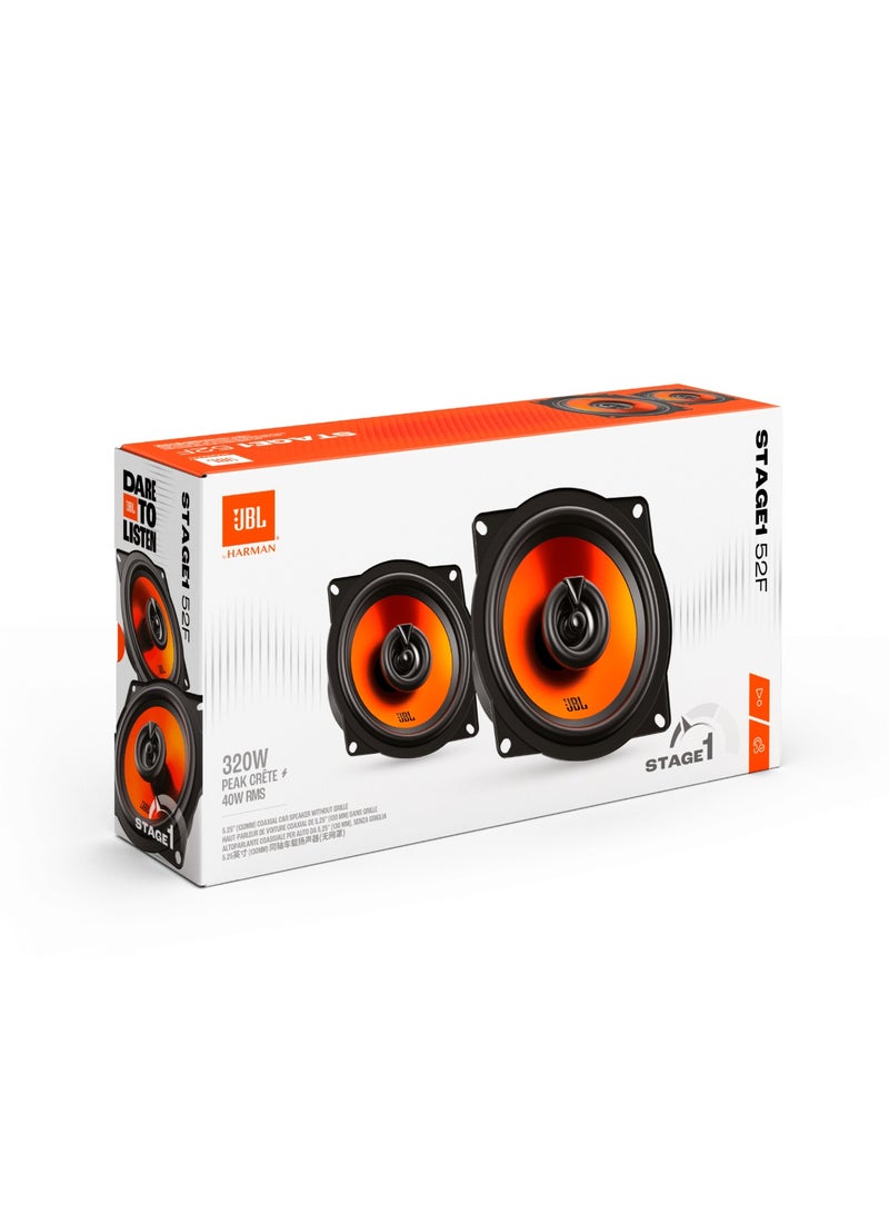 جي بي إل JBL Stage1 52F - مكبرات صوت محورية للسيارة ثنائية الاتجاه مقاس 5.25 بوصة، 320 واط ذروة / 40 واط RMS - Image 4