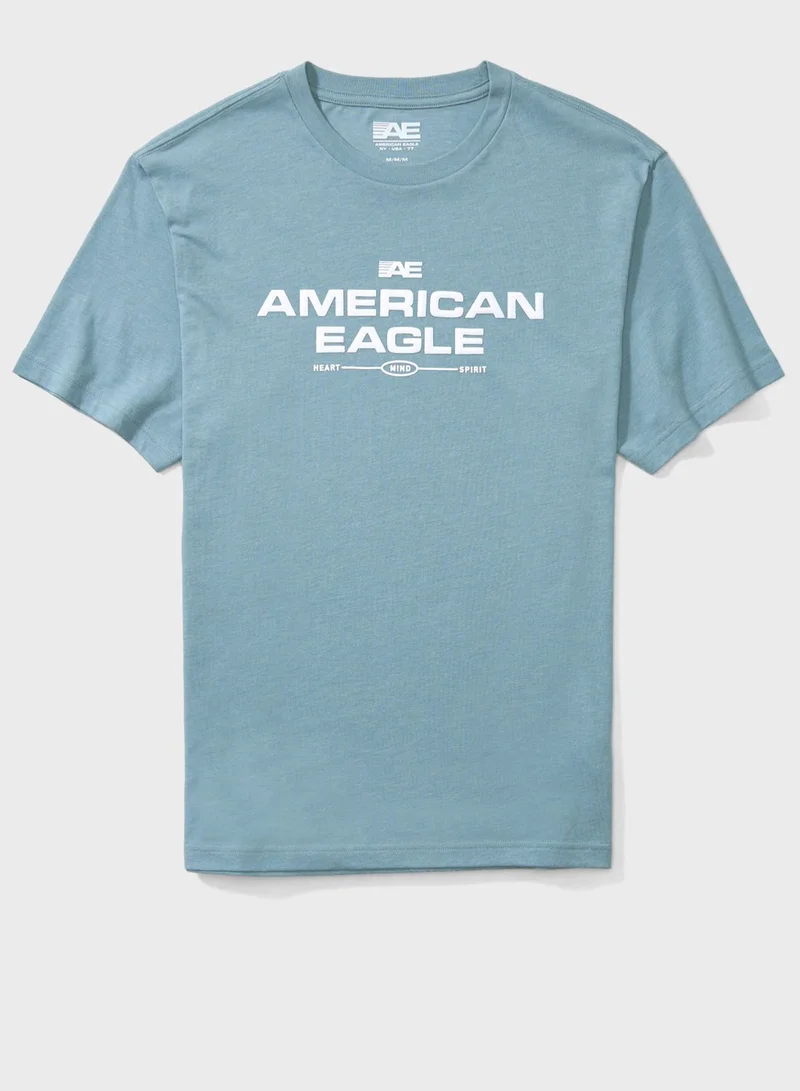 American Eagle Graphic Crew Neck T-Shirt